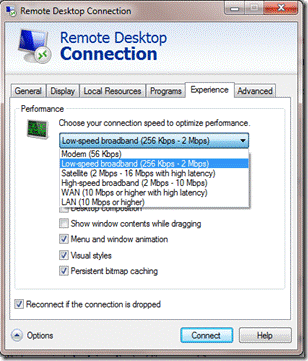 Клиент подключения к удаленному рабочему столу версии 7.Х (Windows 7)