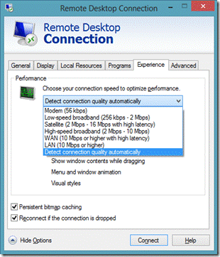 Клиент подключения к удаленному рабочему столу 8.0 (Windows 8)